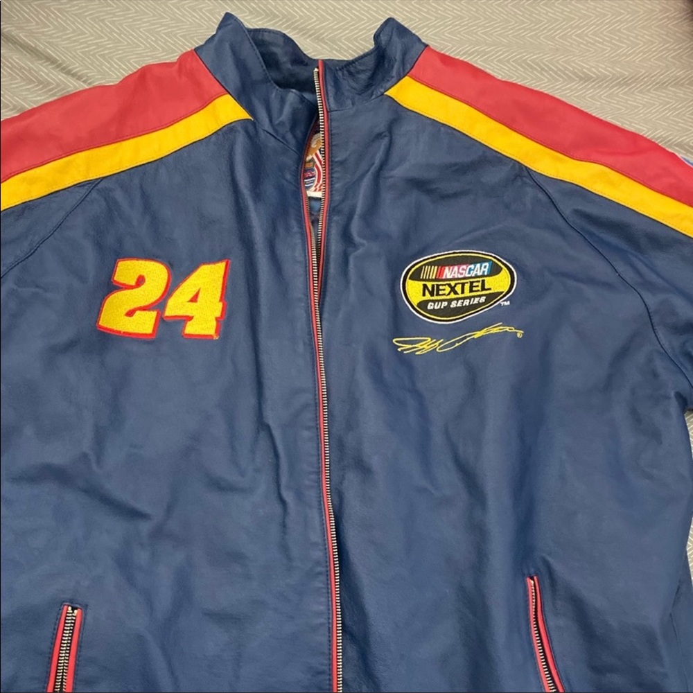 Leather NASCAR Racing Jacket